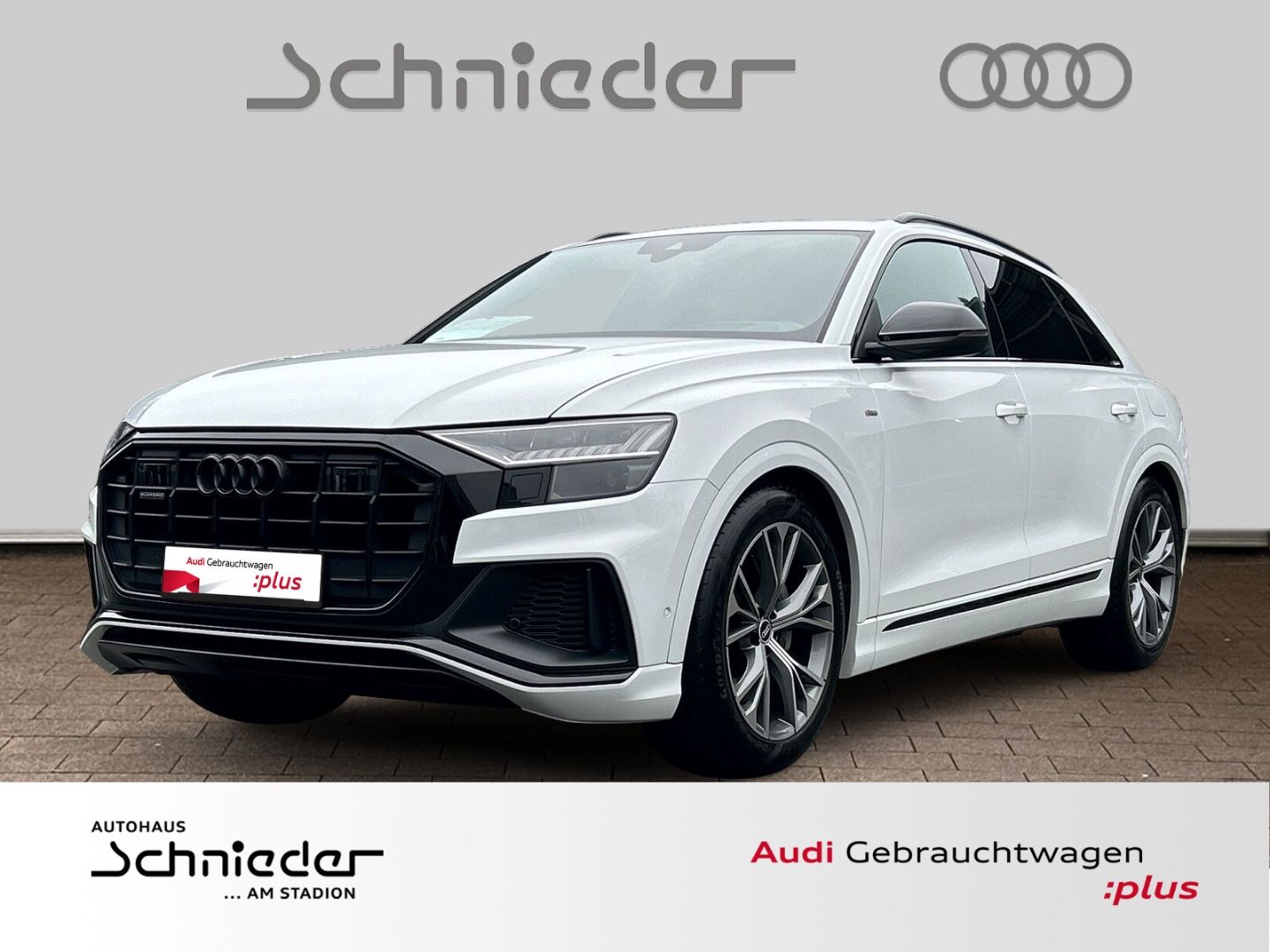 Fahrzeugabbildung Audi Q8 55TFSI e MATRIX,LED,AHK,LUFT,VIRTUAL,HUD